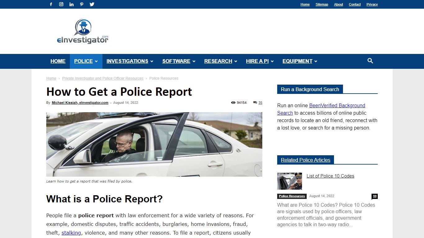 How to Obtain a Police Report and Law Enforcement Records